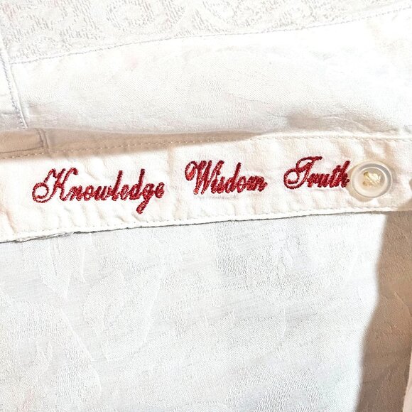 Robert Graham Men's White Long-Sleeve Button Shirt 2XL Wedding Jacquard Pattern - Picture 12 of 16